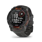 Garmin Instinct® 3 50mm, Solar Charged Display, Rugged Outdoor GPS Smartwatch, Metal-Reinforced Bezel, Built-in Flashlight, Charcoal