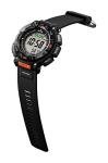 Casio PRG340 Series | Pro Trek | Black | 100 Meter Water Resistance | Compass | Alt/Baro-Thermo | Tough Solar Power | 1-100 SEC Stopwatch | Countdown Timer | World Time