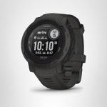 Garmin Instinct 2 Solar, Smaller-Sized Rugged Outdoor Watch with GPS, with Solar Charging Capabilities, Built for All Elements, Multi-GNSS Support, Tracback Routing and More, Graphite