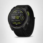 Garmin Enduro™ 3 – 51 mm, Solar, Sapphire, Ultraperformance GPS Smartwatch, Extreme Battery Life, Detailed Mapping, Built-in LED Flashlight, Carbon Gray DLC Titanium with Black UltraFit Nylon Strap