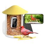 NETVUE by Birdfy Smart Bird Feeder with Camera, Battery&Solar Powered, 2MP Wireless Wildbird Watching, Night Color Vision, Auto-Capture & Notify, Collection & Cloud Storage (AI by Subscription)