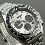 Seiko SSC911 Prospex Speedtimer Solar Chronograph Men's Watch Silver Dial