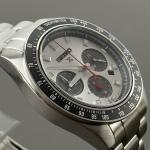 Seiko SSC911 Prospex Speedtimer Solar Chronograph Men's Watch Silver Dial