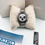 Seiko Prospex Silver Dial Solar Speedtimer 41.4mm Chronograph Men’s Watch SSC911