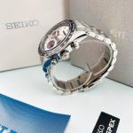 Seiko Prospex Silver Dial Solar Speedtimer 41.4mm Chronograph Men’s Watch SSC911