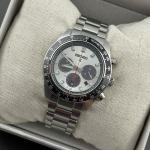 Seiko SSC911 Prospex Speedtimer Solar Chronograph Men's Watch Silver Dial
