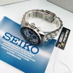Seiko Prospex Silver Dial Solar Speedtimer 41.4mm Chronograph Men’s Watch SSC911