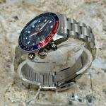 Seiko Prospex Speedtimer Men's Watch Blue Dial Solar Quartz Men's Watch SSC913