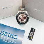 Seiko Prospex Silver Dial Solar Speedtimer 41.4mm Chronograph Men’s Watch SSC911