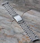 27 Sold! Titus 1960s Beads of Rice band 20mm to Calypsomatic vintage dive watch