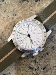 GLYCINE Airman "THE CHIEF" GMT Men's Watch AUTOMATIC GL 0473 Barely If Ever Worn