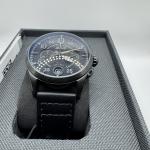AVI-8 Spitfire Lock Chronograph Watch 42mm Slate Black AV-4089-03