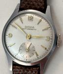 Vintage DOXA Anti Magnetic Winding Women's Wristwatch Swiss Made Snakeskin Strap