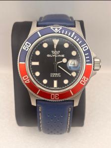 Glycine Combat Sub Sport Watch Pepsi GL015