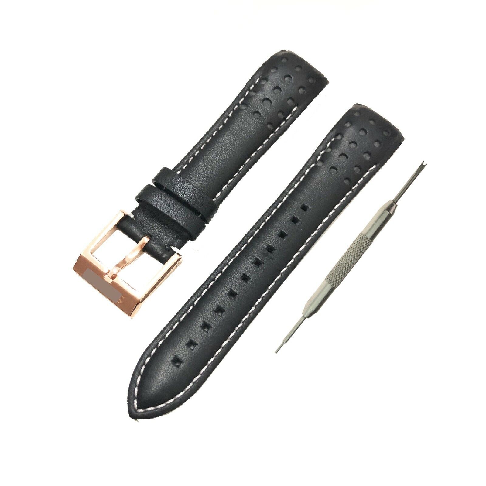 AHK Straps 21mm Leather Watch Band with Tool