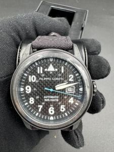 New Filippo Loreti Super Leggero Limited Edit. Auto Watch 62/300 Carbon Dial Box