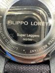 New Filippo Loreti Super Leggero Limited Edit. Auto Watch 62/300 Carbon Dial Box
