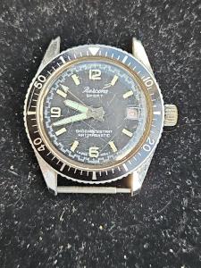 VINTAGE BERCONA  SPORT DIVE MENS WATCH FRANCE RARE Works!