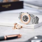 Thomas Earnshaw Drake Skeleton Automatic Silver Rose Gold Watch - Brand New