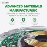 Dxiocli 295-5100 Rechargeable Battery for Citizen Eco-Drive Watches – Genuine MT621 Capacitor Replacement Compatible with BP10, E000, E001, E010, E011 & More – Long-Lasting Solar Watch Battery