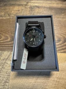 AVI-8 Spitfire Lock Chronograph Watch Slate Black Military Style