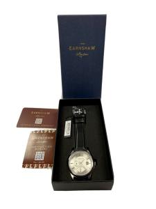 Earnshaw London Scott Retrograde Dual Time Watch ES-8264-07 43mm Case $250 MSRP