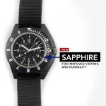 US Military Pilot Navigator Aviation Sterile Watch Marathon Sapphire Crystal NEW