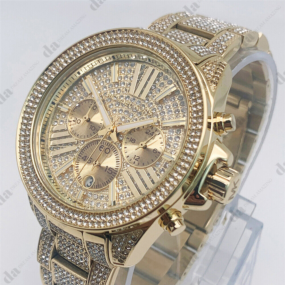 Michael Kors MK6355 Gold Crystal Pave Women's Watch