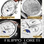 FILIPPO LORETI | Venice - Watches for Men, Moonphase, Multiphase - 40mm Stain...
