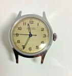 Vintage Glycine Bienne-Geneva 17 Jewel Military Mechanical Watch Box Running