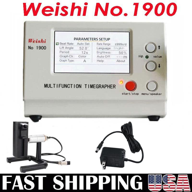 No.1900 Weishi Multifunction Watch Timegrapher Timing Machine Tester Tool US