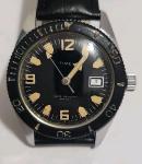 Vintage Timex 2157-2570A Skin Diver Men's Watch 1970 200ft 36mm Wide
