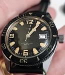 Vintage Timex 2157-2570A Skin Diver Men's Watch 1970 200ft 36mm Wide