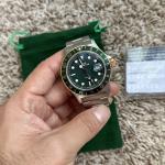 Glycine Combat Sub 42mm GL1058 Quartz Stainless Steel Mens Watch Green Rose Gold