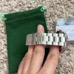 Glycine Combat Sub 42mm GL1058 Quartz Stainless Steel Mens Watch Green Rose Gold