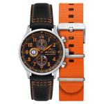 AVI-8 Hawker Hurricane Classic Chronograph Tiger Orange Men's Watch - Brand New