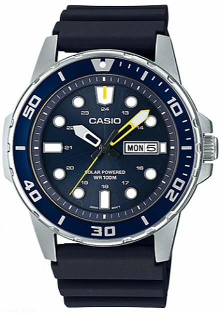 Casio MTPS110-2AV Men's Diver's Style Solar Powered Watch
