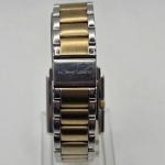 Filippo Loreti Womans Square Watch Gold Silver Tone Muse Collection New Battery
