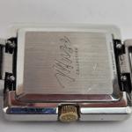 Filippo Loreti Womans Square Watch Gold Silver Tone Muse Collection New Battery