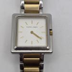 Filippo Loreti Womans Square Watch Gold Silver Tone Muse Collection New Battery
