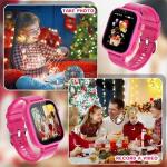 OKYUK 4G Smartwatch, Kids Watch for Kids with SIM Card, 47 Exciting Games, Two-Way Calling Feature, SOS Emergency Call Button Ideal for Kids Aged 3-12, Children’s Cell Phone Alternative (Rose Red)