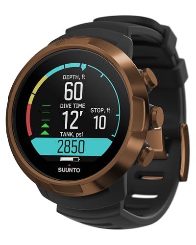 SUUNTO D5 Dive Computer Watch with Color Display, Water Resistant to 100 m, Dive Computer with Alarm, Stopwatch, Weather, Compass, 12 Hours of Battery Life in Underwater Mode