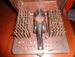 M J Lambert & Sons inverting staking set used by clock and watch makers / repair