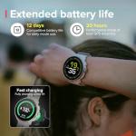 SUUNTO Run Sports Watch, 1.32" AMOLED Touchscreen w/Crown Button, 12D Battery Life, Dualband Accurate GPS, Wrist Heart-Rate & Sleep Health Tracking, 35g Lightweight & 4GB Offline Music, Frost Gray