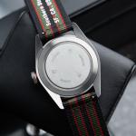 Tudor Heritage Black Bay STRAPS Black Dial Red Aluminum Bezel Automatic 41 Watch