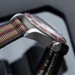 Tudor Heritage Black Bay STRAPS Black Dial Red Aluminum Bezel Automatic 41 Watch