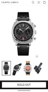 New Filippo Loreti Retro Drive Chrono Carbon Fiber VK64 Movement  $240 MSRP