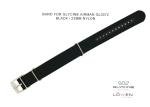 Authentic Glycine Airman GL0072 Black Nylon 22 MM Watch Band