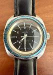 Vintage 1960’s Skin Diver World Timer Men’s Wrist Watch Cleaned & Serviced