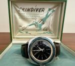 Vintage 1960’s Skin Diver World Timer Men’s Wrist Watch Cleaned & Serviced